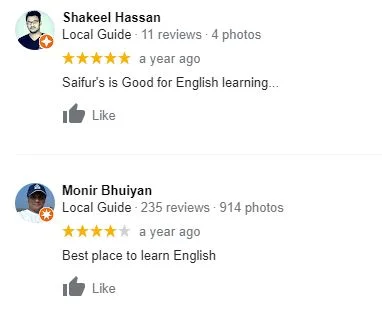 some student feedback