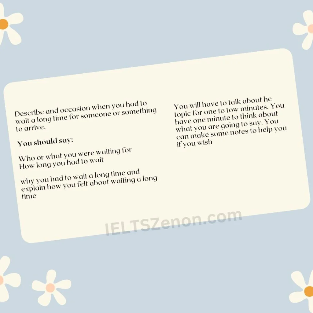 Ielts SPEAKING topic part 2
