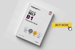LanguageCert General SELT B1 preparation book