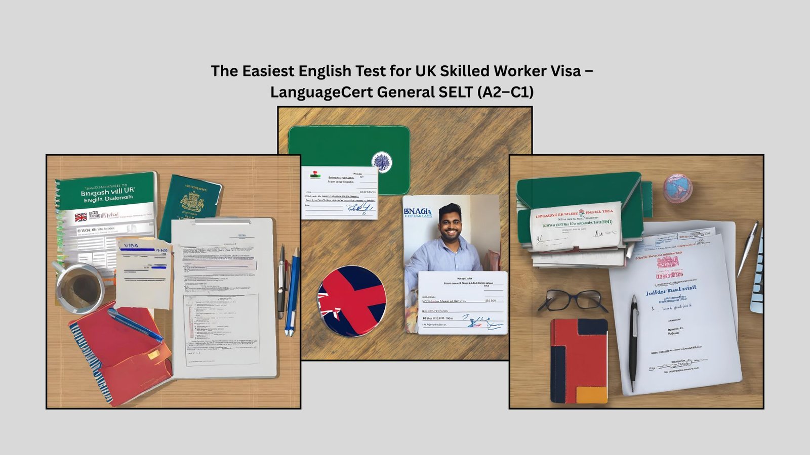 The Easiest English Test for UK Skilled Worker Visa – LanguageCert General SELT (A2–C1)